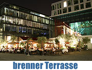 "brenner" in den Maximilianshöfen München mit neugestalteter Terrasse (Foto: brenner)